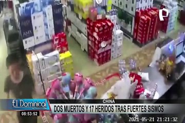 China: al menos 2 muertos y 17 heridos tras sismos en Yunnan y Qinghai