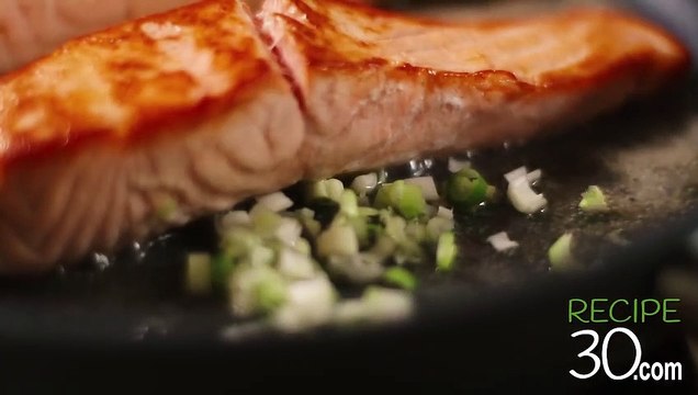 Quick And Easy Honey And Soy Glazed Salmon, Pan Seared