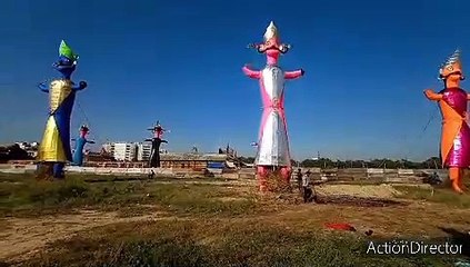 Preparing before Ravan dahan