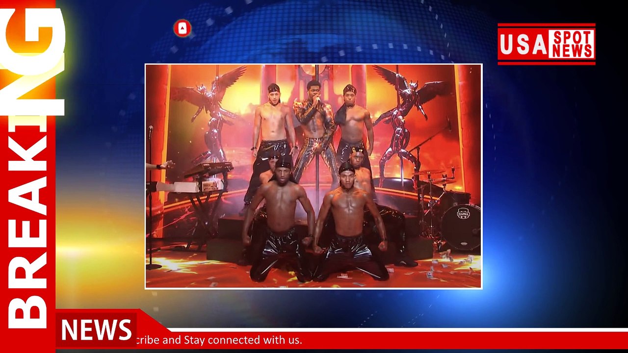 Lil Nas X has wardrobe malfunction on 'SNL' while pole dancing