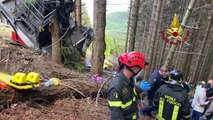 Italie: 13 morts dans la chute d'un téléphérique au bord du lac Majeur