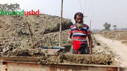 TOTAL PROCESS OF MANUAL CLAY BRICKS MAKING