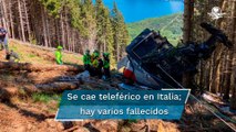 Al menos 13 muertos luego de accidentarse teleférico en Italia; hay 2 niños heridos
