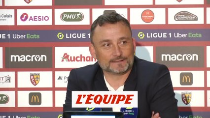 Haise : « Ce ne serait pas logique de ne pas être déçu » - Foot - L1 - Lens