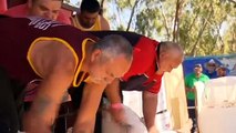 Wool shearing competition underway