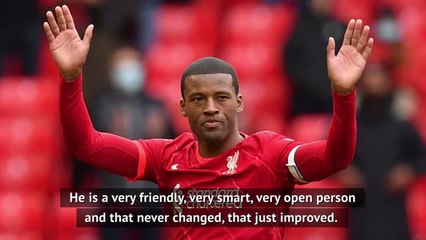 'I am losing a friend' - Klopp on Wijnaldum departure