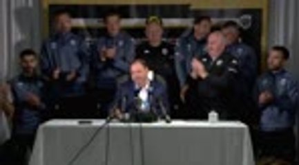 38e j. - L'émotion de Moulin pour sa dernière conférence de presse