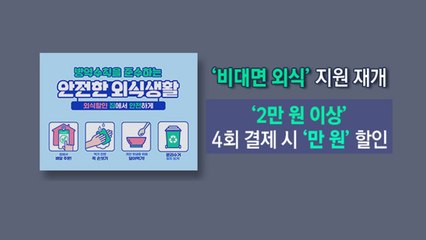 [앵커리포트] '배달앱 외식 쿠폰' 재시동...일회용기 문제는? / YTN