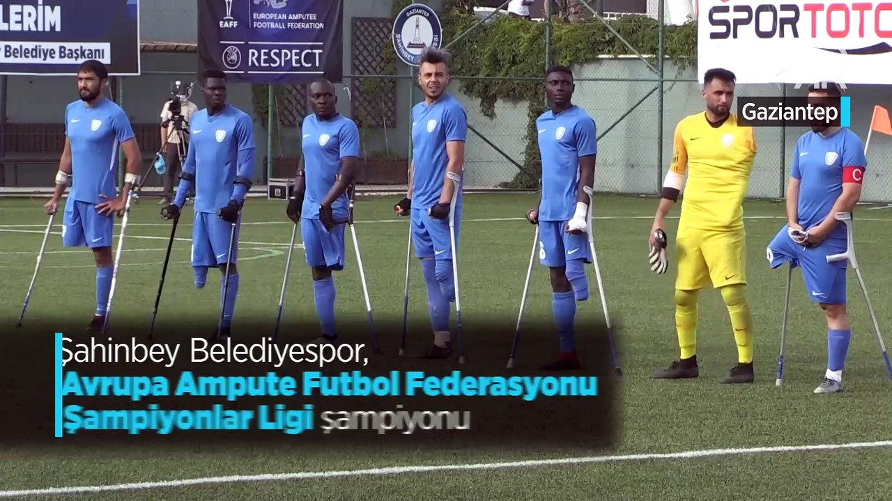 Şahinbey Belediyespor, Avrupa Ampute Futbol Federasyonu Şampiyonlar Ligi şampiyonu