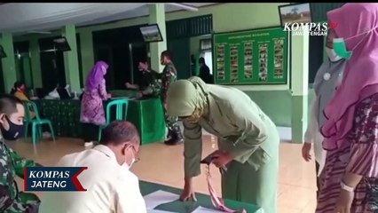 Ratusan Persit di Pekalongan Disuntik Vaksin Covid-19