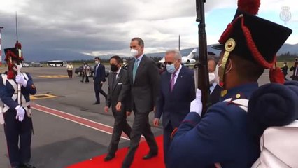 Felipe VI llega a Ecuador para asistir a la toma de posesión de Guillermo Lasso