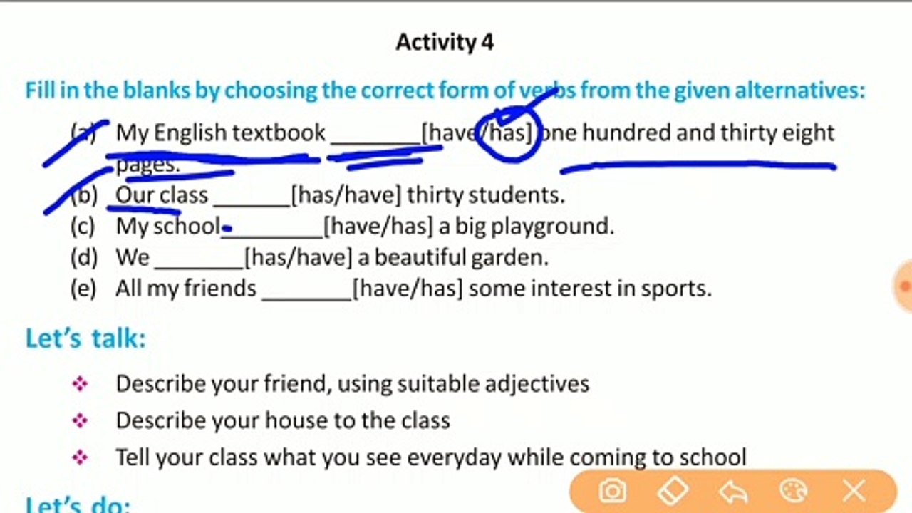Class Seven English। Revision Lesson Activity - 4