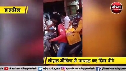 शहडोल  : वाहन चेकिंग के दौरान वाहन छुड़ाने को लेकर जमकर बहस