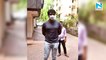 Sonu Sood steps out to meet and chat with people in need at his Mumbai residence