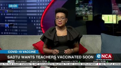 Sadtu wants teachers vaccinated soon