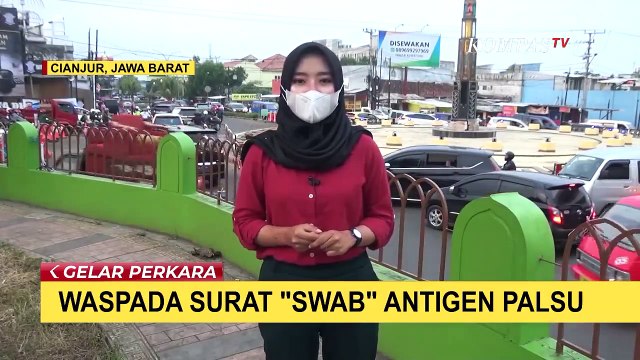 Surat Swab Antigen Palsu Beredar di Kalangan Sopir Travel