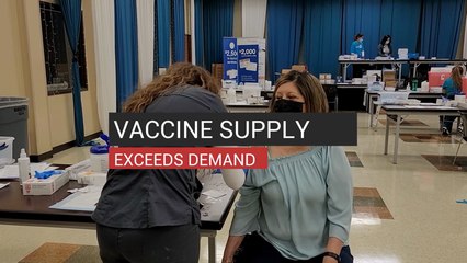 Vaccine Supply Exceeds Demand
