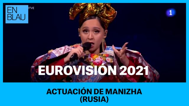 Actuación de Manizha (Rusia) en Eurovisión 2021