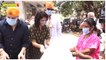 Mika Singh, Vindu Dara Singh, Bhoomi Trivedi Distributing Food To Underprivileged People At Oshiwara