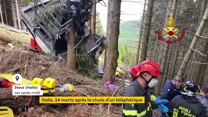 Italie : 14 personnes décèdent après la chute d’une cabine de téléphérique