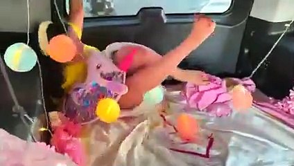 شفا نامت في سيارة - تحدي 24 ساعة في السيارة  24Hours Challenge in Car