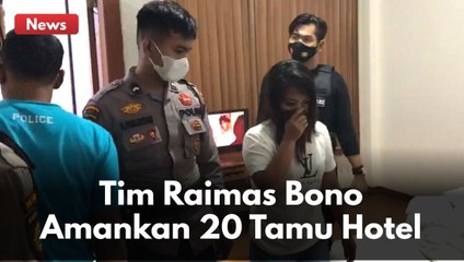 TIM RAIMAS BONO POLDA RIAU AMANKAN 20 TAMU HOTEL SAAT RAZIA PEKAT !!