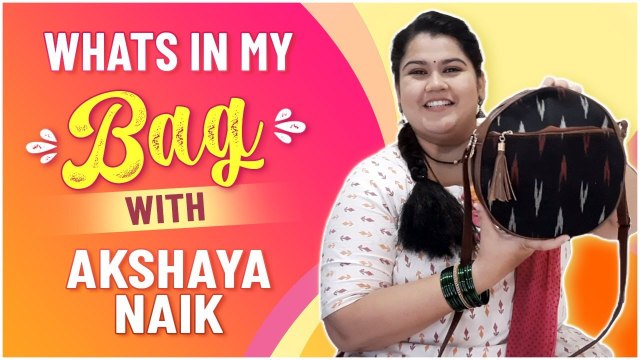 WHAT'S IN MY BAG ft. Akshaya Naik | Sundara Manamadhe Bharali | Latika | Colors Marathi