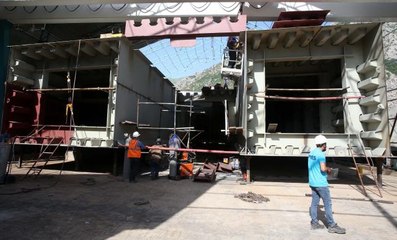 Doğu Anadolu Bölgesi'nin en uzun viyadüğünde çalışmalar sürüyor