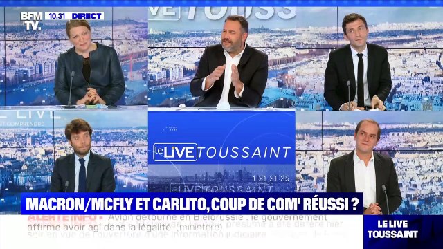 Bruce Toussaint salue le travail de McFly et Carlito