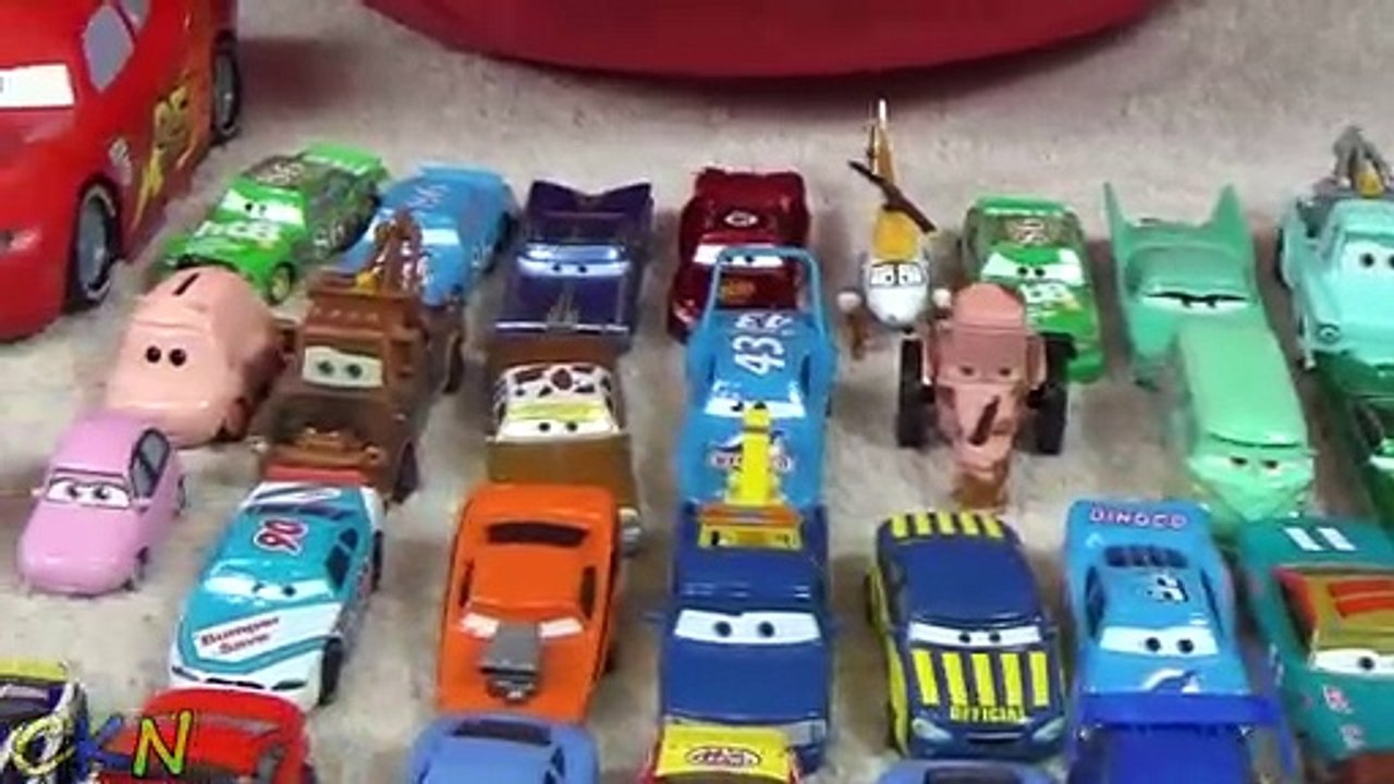 100+ Disney Pixar Cars Toys Giant Egg Surprise Opening Lightning ...