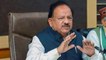 Harsh Vardhan says states have 1.60 crore doses of vaccine
