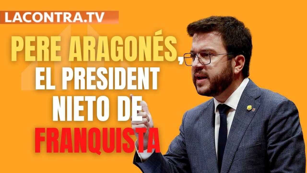 Pere Aragonés, el nuevo presidente de la Generalitat nieto de franquista