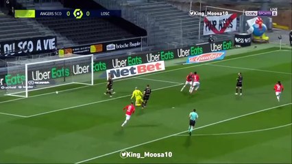 أنجيه 1 × 2 ليل | اهداف اللقاء ⚽ "