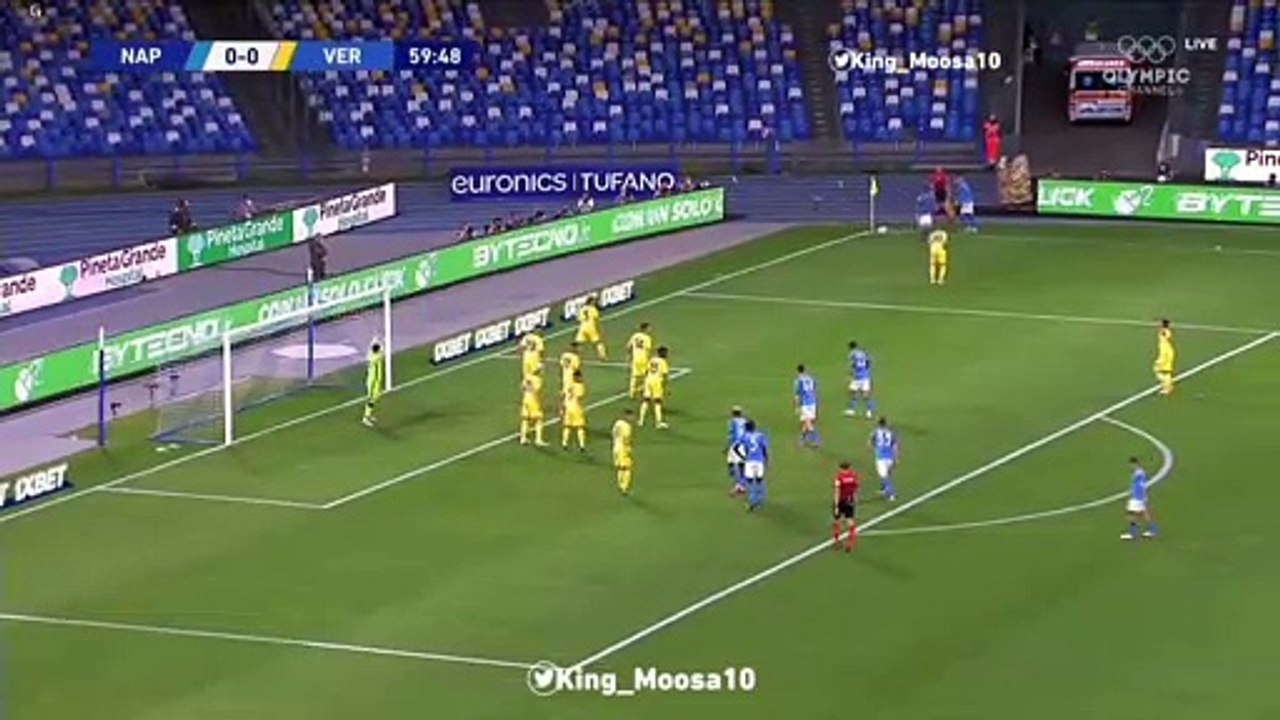 نابولي 1 × 1 هيلاس فيرونا |  اهداف اللقاااء ⚽ "