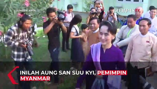 Senyum Aung San Suu Kyi Muncul Perdana di Pengadilan, Sejak Dilengserkan Junta Militer Februari Lalu