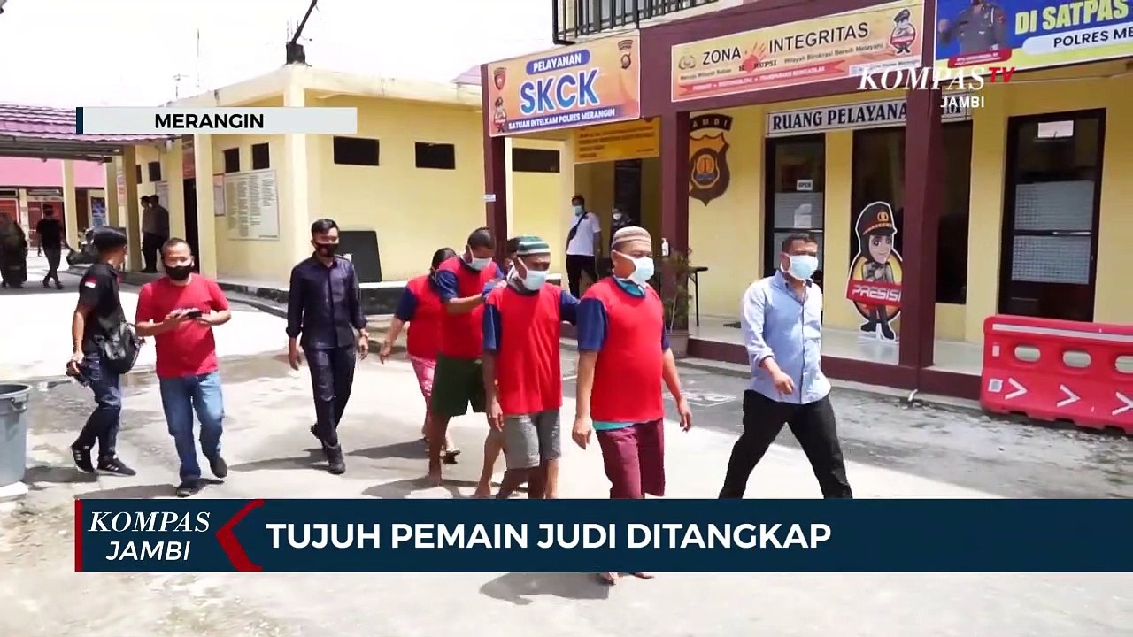 Tujuh Pemain Judi Ditangkap