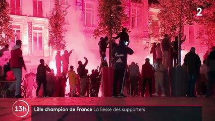 Football : Lille sacré champion de Ligue 1, les supporters se rassemblent par milliers
