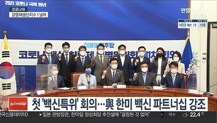 백신특위 첫 회의…與 '접종 인센티브' 정부에 건의