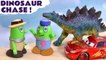 Dinosaur Toys Chase with the Funny Funlings and Disney Cars Lightning McQueen in this Family Friendly Full Episode English Toy Story Video for Kids from Kid Friendly Family Channel Toy Trains 4U