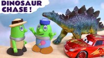 Dinosaur Toys Chase with the Funny Funlings and Disney Cars Lightning McQueen in this Family Friendly Full Episode English Toy Story Video for Kids from Kid Friendly Family Channel Toy Trains 4U