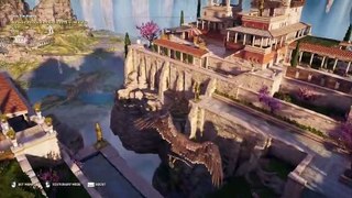 Bird's-eye View of HEAVEN (Elysium) in Assassin's Creed Odyssey # CARTOON NETWORK WEB # VISIT/ TOUR TO HEAVEN