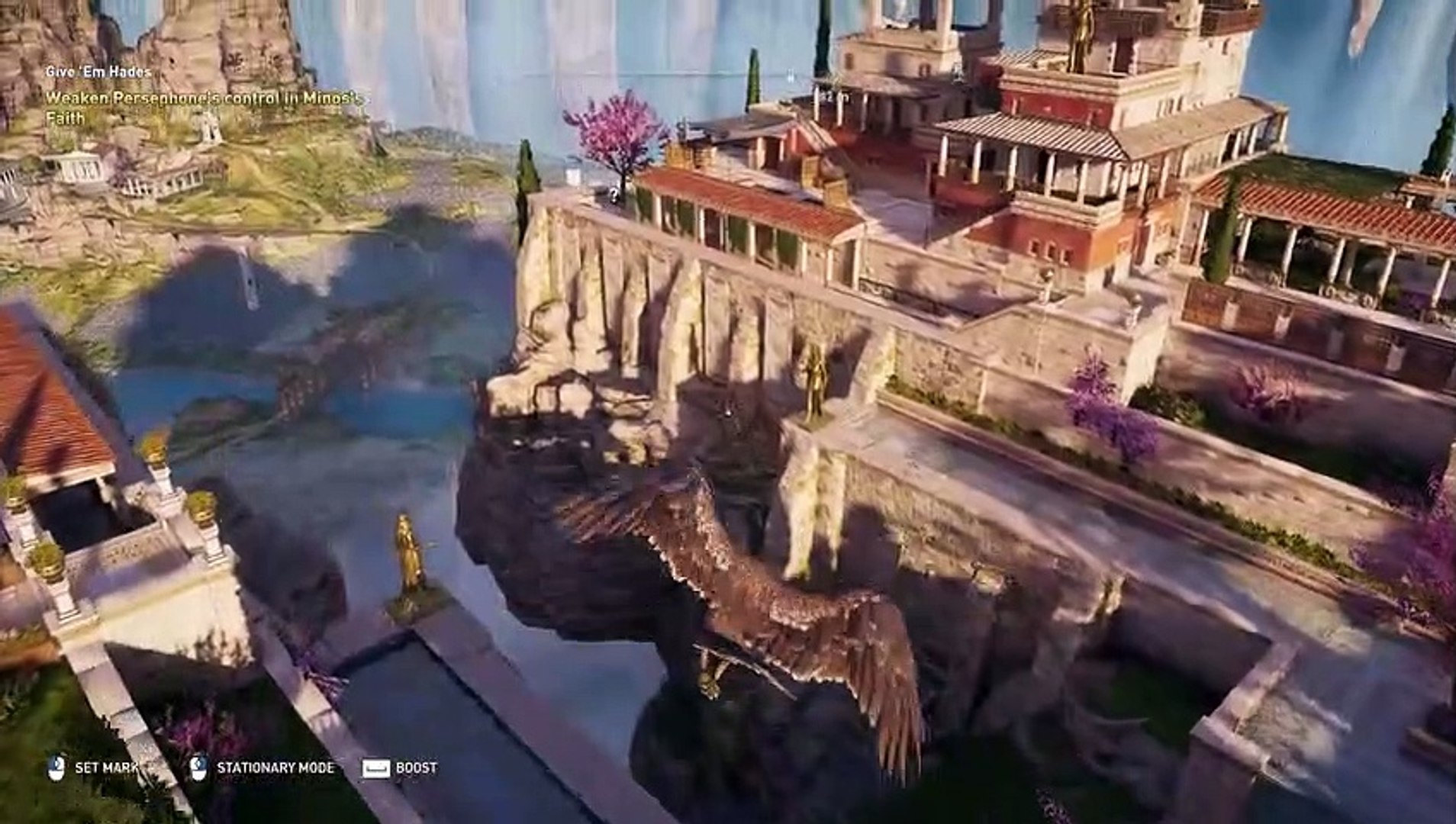 ⁣Bird's-eye View of HEAVEN (Elysium) in Assassin's Creed Odyssey # CARTOON NETWORK WEB # VI