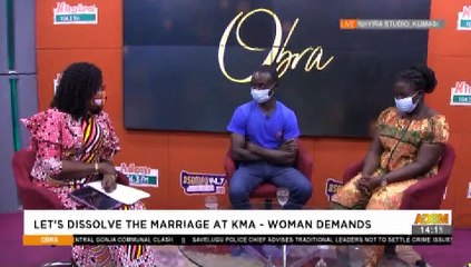 Woman Demands: Let's dissolve the marriage at KMA - Obra (24-5-21)