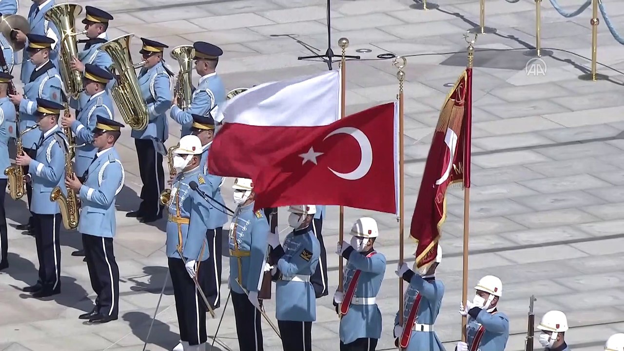 ANKARA - Cumhurbaşkanı Erdoğan, Polonya Cumhurbaşkanı Duda'yı resmi törenle karşıladı