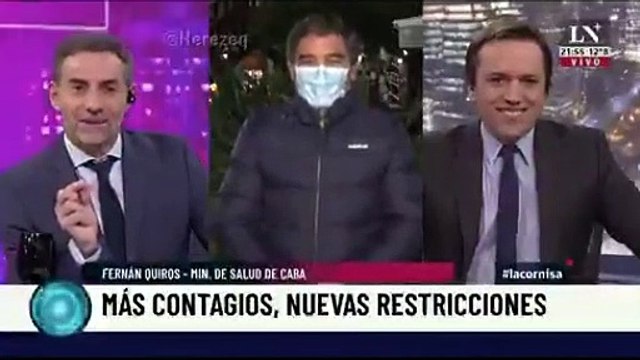 La queja de Quirós a Majul que se filtró en vivo Si vas a la pausa, voy a tomar frío, boludo