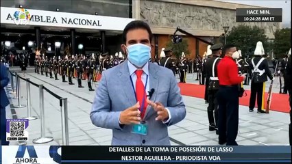 Detalles de la posesión de Guillermo Lasso como presidente de Ecuador - Ahora