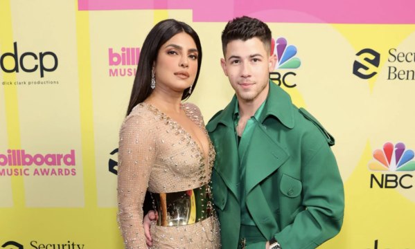 Priyanka Chopra Wore a Super High-Slit Sheer Gown to the Billboard Music Awards