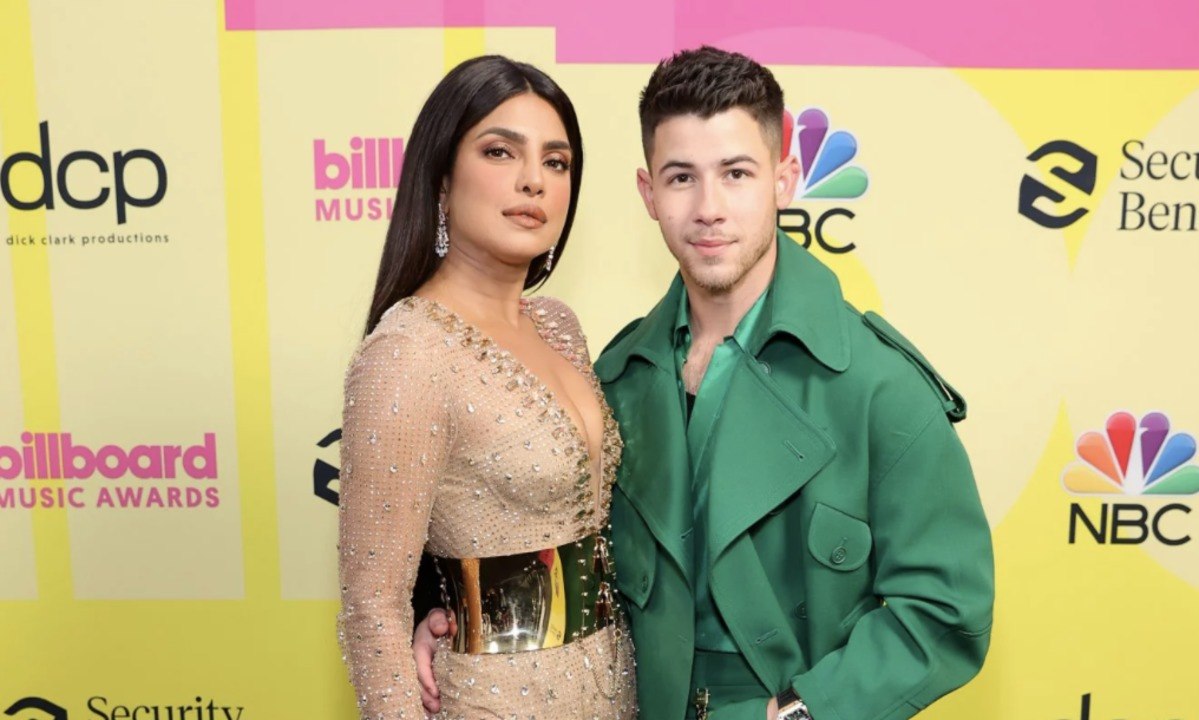 Priyanka Chopra Wore a Super High-Slit Sheer Gown to the Billboard Music Awards