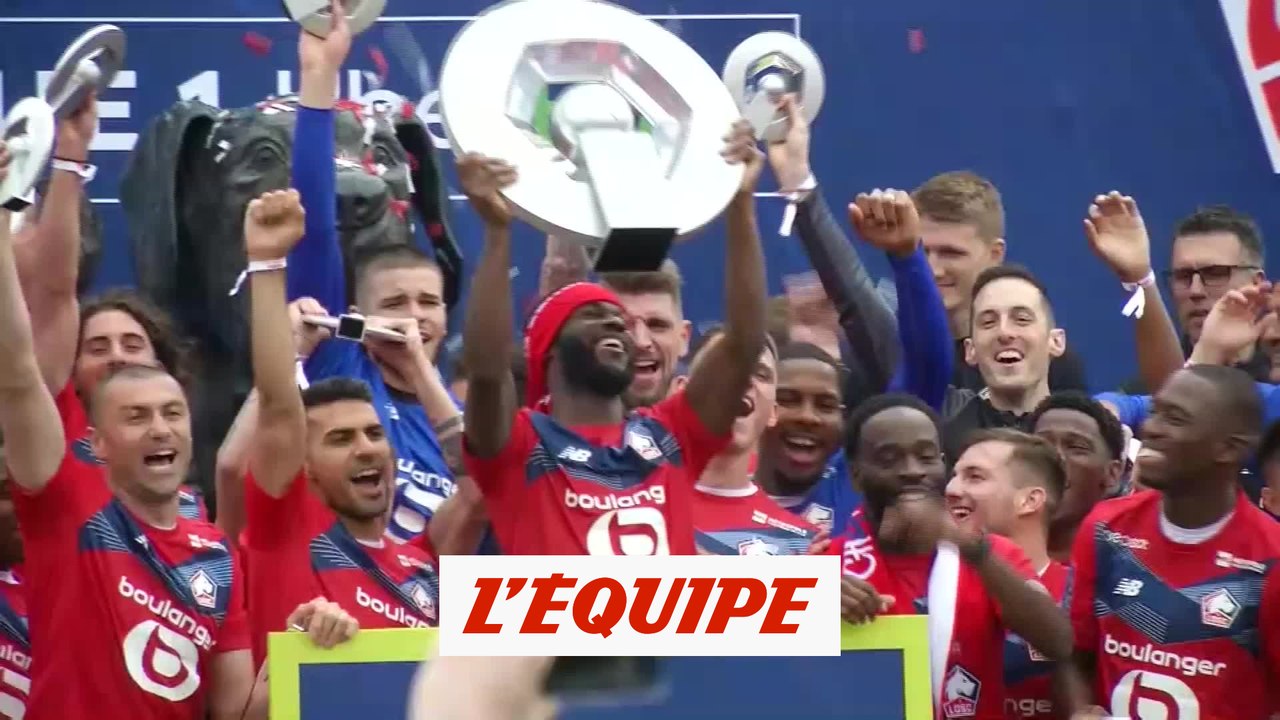 Le sacre des Lillois en vidéo - Foot - L1 - Lille