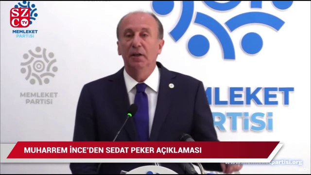 Muharrem İnce'den Sedat Peker açıklaması: Meğer bu iktidar 90'ların baş aktörleriyle kankaymış